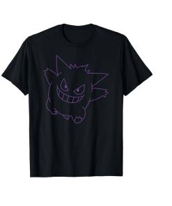 Pokemon Camiseta Gengar Big Face Talla M
