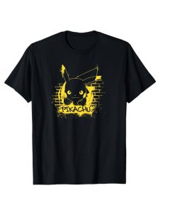 Pokemon Camiseta Pikachu Graffiti Talla M