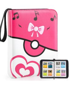 Pokemon Folder 4 Pocket 400 Cartas Pink