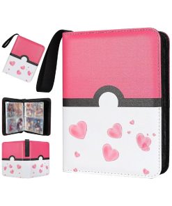 Pokemon Folder 4 Pocket 400 Cartas Pokeball Love