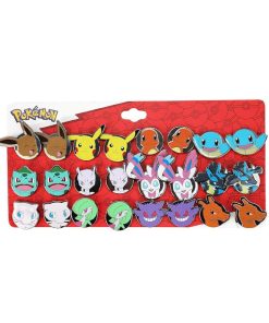 Aretes De Pokemon Al Azar Con Licencia oficial C/u